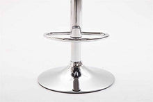 CLP 2X Sgabelli Design Kiel in Stoffa I Coppia Sgabelli Cucina Girevoli Regolabili 60-82cm I Sgabelli Bar Imbottiti, Colore:Crema
