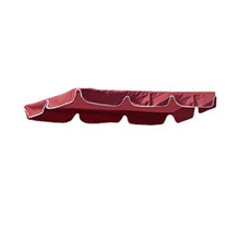 HBWHY - Copertura di ricambio per altalena, per altalena, resistente ai raggi UV, per giardino, terrazzo, 3-4 posti, 164 x 114 x 15 cm, colore: Rosso