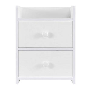 Regalo di Luglio Comodino, Comodino Camera da Letto estetica Semplice Comodino Stile Moderno Comodino Tavolo in Legno Mensola, Tavolo Camera degli Ospiti Casa per Camera da Letto Principale(White)