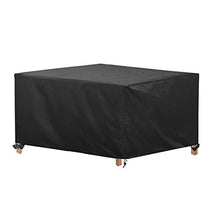 AWNIC Copertura per Tavolo da Giardino Copertura per Mobili da Giardino Resistente allo Strappo Impermeabile Telo Oxford 210X120X71cm