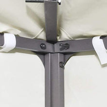 vidaXL Copertura Superiore per Gazebo 310 g/m² Bianco Crema Tetto per Tendone