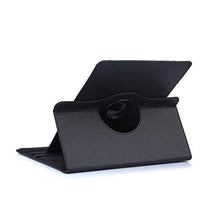 Artfeel Cover per Samsung Galaxy Tab A 10.1 2016 T580/T585,Girevole 360 Gradi di Rotazione Supporto Custodia,Visualizzazione Multi-Angolo Sottile Leggero PU Pelle Flip Cover,Nero