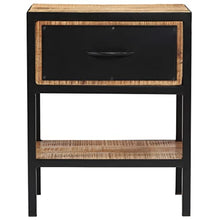 vidaXL Comodino 40x30x50 cm Tavolino da Notte Comò Arredo Cassettiera Mobiletto per Camera da Letto Arredamento Interni Legno Massello di Mango