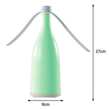Matefielduk Ventilatore Portatile Repellente per Zanzare,Tiene Le Mosche Lontano da Cibo,Ventilatore Repellente per Zanzare in Casa,Ricarica USB,con la Luce,Ristorante,Picnic All'aperto (Verde)