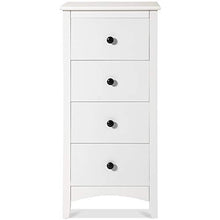 ASSR - Cassettiera con 3 cassetti, colore: bianco, con 3 cassetti, comodino con gambe in legno massello, 45 x 45 x 94 cm