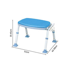 MGMDIAN Sedia da Bagno Antiscivolo, Altezza Regolabile, Sedia da Doccia, Sgabello, Bagno Accessori da Bagno