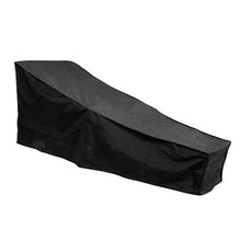 Centitenk Patio Sdraio Copertura Heavy Duty Outdoor Lawn Chairs Mobili Copertura Resistente all'Acqua - Nero