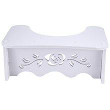 Moolo Sgabello da Toilette Bianco Accovacciata Sgabello da Bagno Bagno Squat Sgabello da Bagno da 7 Pollici