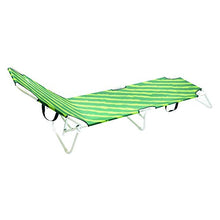 Pierre Cardin, Verde, Linea Haiti, Lettino con Strasburgo, Mare Giardino Piscina, 188x55x24 cm