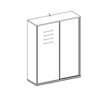 Armadio cameretta bambino -cm: 163 cm - H 203 cm - 58 cm - [Serie: Dafne-Trio] - (DF11)