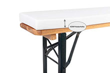 TexDeko - Imbottitura in gommapiuma per panca da birra, 4 cm di altezza, 220 cm, extra spessa