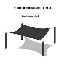 Rete ombreggiata Ombra Net-Black Encrypted Sun Net Ispessita Utilizzata Per L'isolamento Termico E L'ombreggiatura Delle Auto Sulla Terrazza Sul Tetto Dell'edificio Della Fabbrica ( Size : 3x7m )