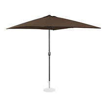 Uniprodo Ombrellone da Esterno Ombrello da Giardino Uni_Umbrella_SQ2030BR (Marrone, Rettangolare, 200 x 300 cm, 180 g/m2)