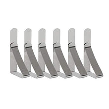 Nuluxi Triangolare Tovaglia Clip Picnic Clips In Acciaio Inox Regolabile Argento Acciaio Inox Morsetti Tovaglia Calzata Per La Festa A Casa Banchetto Di Nozze Picnic All'aperto Campeggio Tovaglia Clip