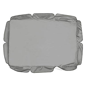 MYKK Dondoli coperti Baldocca Altalena Giardino Cortile All'aperto Impermeabile Tetto Impermeabile Tetto Sostituire Altalena Sedia Awning 190cm Grigio