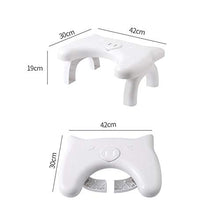 Pieghevole Sgabello Fisiologico per WC Bagno,Lo Sgabello Servizi Igienici Fisiologico per Toilette,Antiscivolo Anti costipazione Heal Squat emorroidi,Adottate La Posizione Naturale Anti Stitichezza
