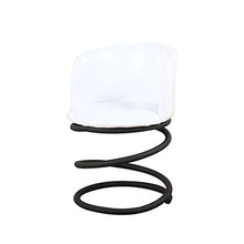 Sgabello da bar, sgabello alto, schienale imbottito in metallo, creativo, bar, colazione, cucina, casa, un pezzo/due pezzi, adatto per salotti, bar, caffè (colore : bianco)