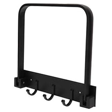 Portasciugamani Portasciugamani durevole Portasciugamani design a parete pieghevole liscio per cucina Nero