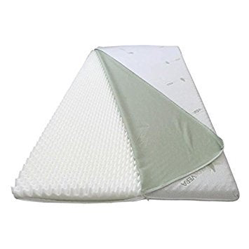 DINAFLEX® Topper in Memory 100X180 Relax Effetto Massaggio Altezza 5 Cm Ortopedico, ANTIALLERGICO, ANTIACARI, Completamente SFODERABILE, Fodera in Aloe Vera.