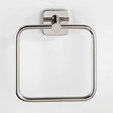 WENKO Anello per asciugamani Mezzano - Portasalviette, Acciaio inossidabile, 16 x 18 x 5.5 cm, Lucido