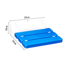 Accessori da bagno - Bianco ABS antiscivolo bagno privato vasca Sedia a parete sgabello pieghevole anziani / donne in gravidanza / Modifica disabili Scarpe Sgabello balneazione sicura sedia della sede