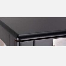 ChangDe-- Armadietto per sigari - umidificatore per sigari Scatola di sigari in Legno di Cedro Importato umidificazione di umidificazione di sigari in Legno di Grande capacità (Color : Black)