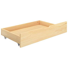 FAMIROSA Giroletto con 2 Cassetti in Legno Massello di Pino 180x200 cm-0341