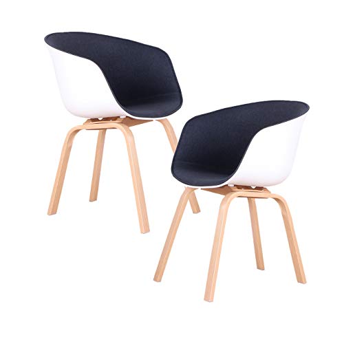 Sedie Pranzo Con Braccioli Set Di 2 Poltrone Home Office Con Struttura In Metallo Per Casa Cucina Sala Pranzo Soggiorno