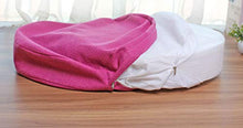 GGoty, cuscino rotondo Futon Tatami per sedia da interni ed esterni, cuscino per sedia da pranzo con finestra a baia e futon, in pietra, colore arancione, 40 x 40 x 10 cm