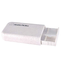 DOITOOL Contenitore per pillole da viaggio, 1 cassetto automatico, 1 settimana, portatile, mini 6 griglie, scatola per medicina, organizer