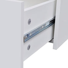 Kshzmoto Comodo comò Interno, Cassettiera in truciolare Bianco 60 x 30,5 x 71 cm (Lunghezza x Larghezza x Altezza) -con 4 cassetti