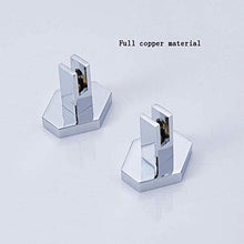 HYJMJJ Great Coat Ganci, Vetro Bagno Scaffale, Anteriore Mensola in Full Rame Specchio, Rack for 1 a Livello di Cosmetici da Bagno Tieni la Grande Vita.