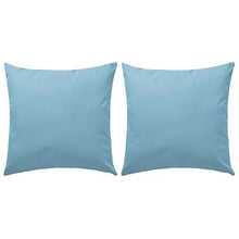 Tidyard 2 pz Cuscini da Giardino per Esterno Azzurro 60x60 cm,Cuscini per Divano da Giardino,Cuscini Decorativi