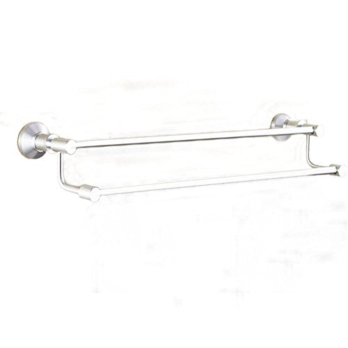 MBYW Portasciugamani Moderno Minimalista Portasciugamani Elegante per Il Bagno di Moda Spazio Alluminio Spazzolato portasciugamani Bagno Doppio portasciugamani Porta Asciugamani all'Ingrosso