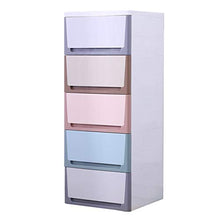 CaoQuanBaiHuoDian Guardaroba Semplice Multiple-Purpose plastica cassetti 5 cassetto dell'organizzatore di immagazzinaggio for i Vestiti da Letto Sala Giochi Design Robusto e Stabile
