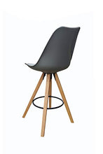 Homexperts Barhocker 2-er Set Inka Ideal für Ihren Wohn-und Essbereich Set di 2 sedie da Bar, Grigio, B 48.5, H 108.5, T 55 cm