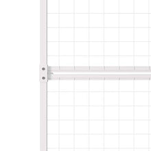 BIGTO - Struttura per letto in metallo e acciaio, per camera da letto, 90 x 200 cm, colore: Bianco