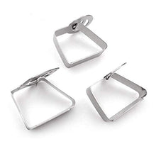 Mariisay Set di 4 Morsetti per Tovaglie Morsetti Chic per Tovaglie in Acciaio Inox Morsetti per Copritavoli Morsetti per Tovaglie Clip per Tovaglie Clip per Tovaglie per Esterni