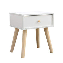KANJJ-YU Semplice Comodino Nordic Mini Piccolo Appartamento Camera Comodino Limita armadietto di Legno Solido Leg Economia Locker