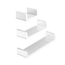 MHTECH cremagliera autoadesiva in plastica per Bagno: mensole per Bagno e Cucina, mensole angolari, mensole Doccia multifunzionali, Nessuna Perforazione Richiesta (3 in 1（S+M+L）)