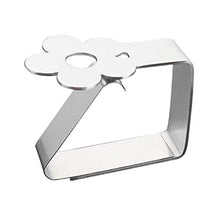MIAOJI Clip di Fissaggio, Clip per tovaglia in Acciaio Inossidabile con Fiore a Farfalla, Supporto per Morsetto per tovaglia, Fiore Fai-da-Te