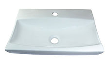 Set lavabo in ceramica + stopper senza protezione anti-overflow + sifone ovale lavabo in ceramica 48,5 cm L 32 cm B