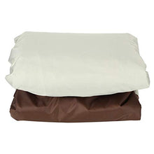 TAKE FANS Durevole Pratico Giardino Piazza Tavolo Sedia Set Copertura 210D Panno Oxford Mobili Copertura Impermeabile Copertura Beige Caffè 188x188x71cm