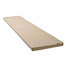 Cuscino per Panca Rettangolare, con Imbottitura Morbida per Chaise Dondolo,Cuscino Quadrato O Rettangolare da Esterno in Diverse Grandezze -Khaki 100×40×8cm(39×15×3.1in)