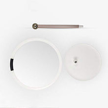 Mirror Specchio a LED, Specchio Intelligente, Specchio da Bagno, Specchio Touch Switch Aspetto Metallo, Lente d'Ingrandimento 5X, Specchio per Il Trucco