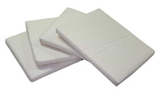 GHIOCUSCINI Cuscini da Giardino per Esterni,Set da 4 PZ. Mis. cm 58 X 51 sp. 5 cm, per Poltrona,Salotto,SALOTTINO, DIVANETTO Rattan/MIDOLLINO Tessuto COT/Poli Ecru' Made in Italy