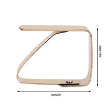 Wifehelper Clip da Tavolo in Acciaio Inox Tovaglia Clip di Copertura Antiscivolo Supporto Tovaglia Morsetto per Feste a Casa Buffet 5 * 4 cm 4 Pezzi