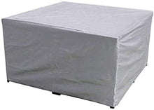 WYYL Copertura Tavolo Esterno, Copertura per Mobili da Giardino, Resistente allo Strappo, Tessuto 420D Oxford Quadrato Protezione Cover, Rettangolare, Impermeabile, Antivento, Anti-UV