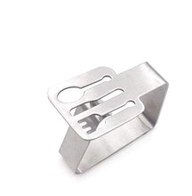 Meirrai Morsetti per Tovaglie in Metallo per Esterni Morsetti per Tovaglie in Acciaio Inossidabile Morsetti per Tovaglie Morsetti per Tavoli Copritavolette, 4 Pezzi (Tableware)