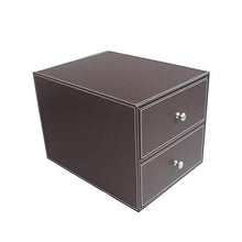 MAATCHH Armadi File Coffe File Desktop Gabinetto PU in Pelle Storage Box A4 File Rack Desk Cosmesi Documenti organizzatore Desktop gabinetto Carta Attrezzature da Ufficio Desktop